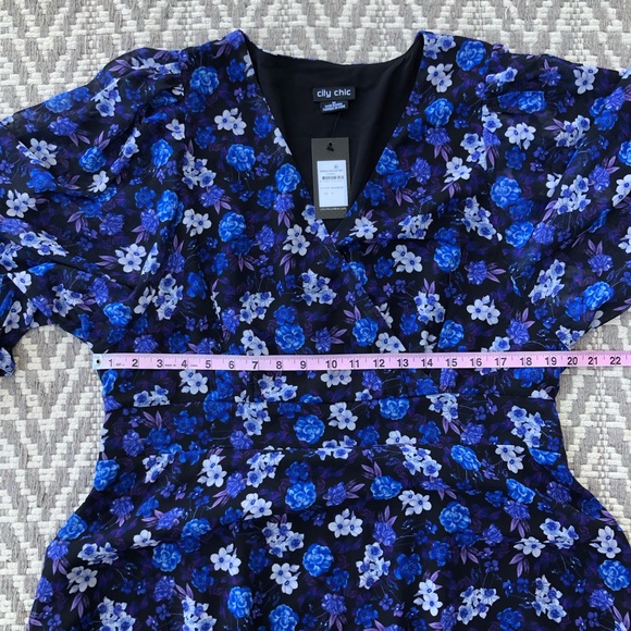 City Chic Khloe print dress size M - Picture 4 of 14